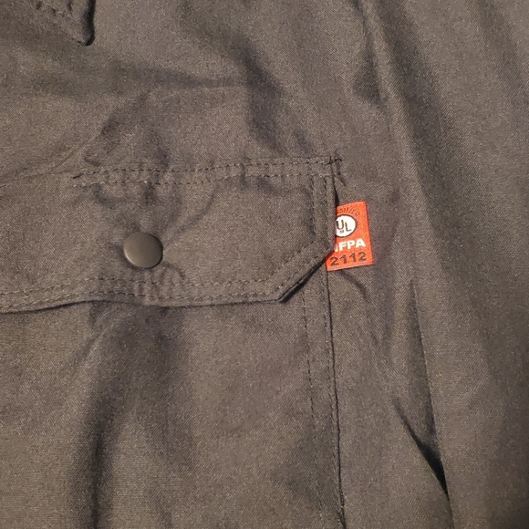 Lapco Navy Flame Resistant FR Workshirt Mens 5XL Long - Picture 2 of 7